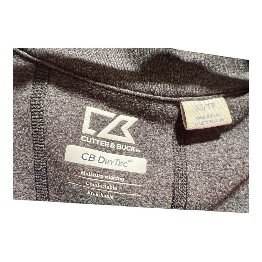 Women's XS Green Bay Packers Cutter & Buck CB DryTec Jacket Gray - Picture 8 of 9